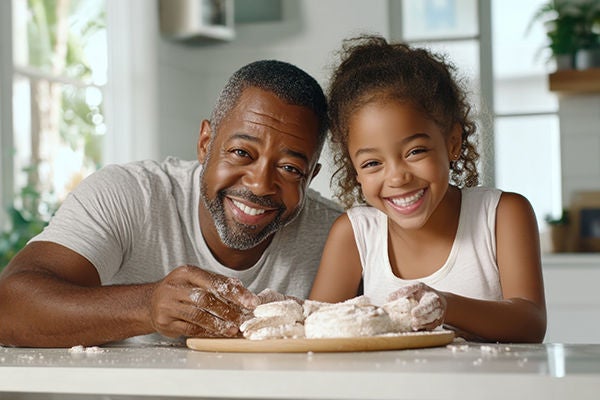 A Father and Daughter's Loving Bond Creating Handmade Gifts Together, a heartwarming journey of crafting cherished presents for loved ones, showcasing their nurturing relationship and the joy of