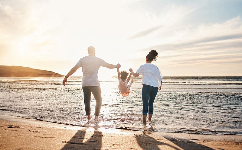 Older man jogging with his dog
