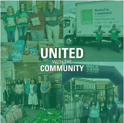 united employees sampling of community service 